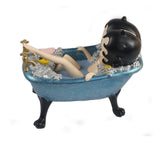 Betty Boop Bath Tub (Blue Glitter) 17.5cm
