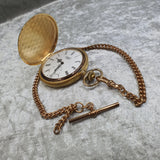 Sewills Gold Plated Pocket Watch